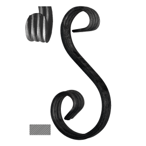 Esko 170 x 80 x 45 mm, hladký profil 12 x 6 mm, široké rozkování