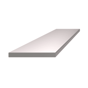 Nerezová tyč plochá 50x5 mm, cena za 1 ks (3 m), broušená nerez K320 / AISI304