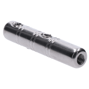 Úchyt se závitem M6 pro nerezové lanko ø4 mm, broušená nerez K320 / AISI304