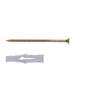 Hmoždinka rozperná 6x35 s vrutem 3.5x60 se zápustní hlavou PZ2