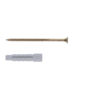 Hmoždinka rozperná 8x50 s vrutem 4.5x60 se zápustní hlavou PZ2