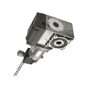 TOTMAN motor pre priemyselnú sekcionálnu bránu do 30m2, 1x NDCM0199 (400V, 100Nm), 5m reťaz, ,1x CEE, elektrické koncové dorazy priemer otvoru pre hriadeľ je 25mm