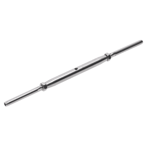 Lepicí úchyty, napínák pro nerezové lanko ø3 mm, se závitem M6 a LH6, broušená nerez K320 / AISI304