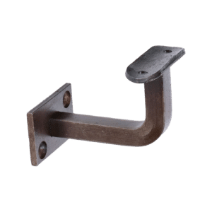 Držák madla na zeď s obdélníkovou kotevní deskou - 70x40mm (pevný, na trubku ø 42,4mm), odsazení 70 mm, ocel bez povrchové úpravy