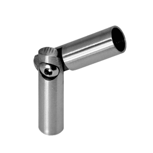 Spoj nastavitelný ø 8mm (0-100°) s kloubem, broušená nerez K320 /AISI304