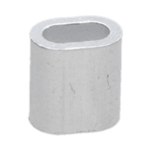 Hliníková lisovací spojka pro 6.0mm lanko