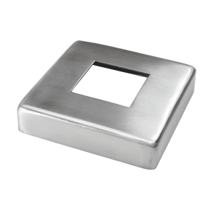 Kryt desky (96x96mm), otvor: 40.5x40.5mm, broušená nerez K320 / AISI304