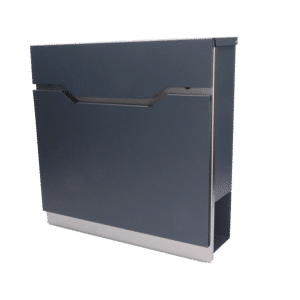 Poštovní schránka, kombinace nerez a pozinkovaného plechu