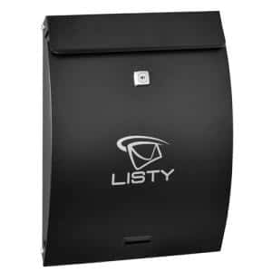 Poštovní schránka (250x330x65mm) černá, max. formát listu: C4