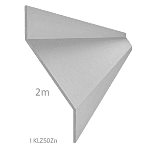 Z-profil lamela 2000mm, pozinkovaný plech