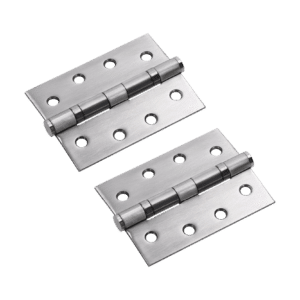 Nerezové panty 2ks, 100x75x3mm, max. nosnost: 80 kg, broušená nerez K320 / AISI304
