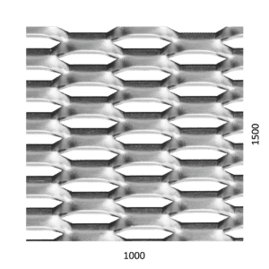 Tahokov Al, kosočtvercové oko, mostík: 5mm, 1000x1500x2mm