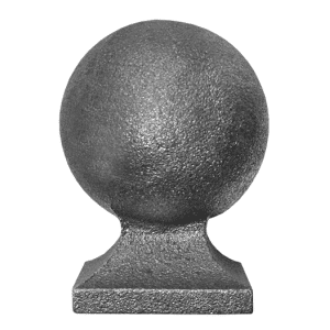 Koule ozdobná, L-90mm, podstavec 58x58mm, dutá
