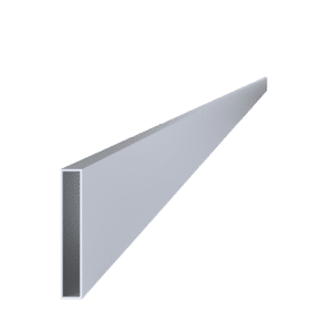 Al jekl 120 x 20 x 2 x 6000 mm, bez povrchové úpravy