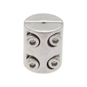 Úchyt pro nerezové lanko ø2mm (barelová svorka), nerez K320/AISI304