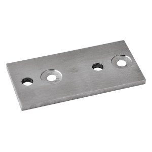 Deska na boční kotvení sloupu (120x60x6mm) broušená nerez K320 / AISI304