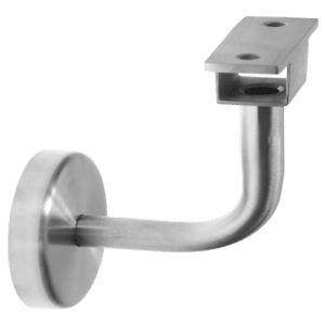 Držák LED madla na zeď na madlo EB1-HM42, EB1-JHM42 a EB1-JHM60x40, broušená nerez K320/AISI304