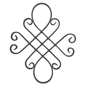 Ornament  400x410 mm, 16x8 mm