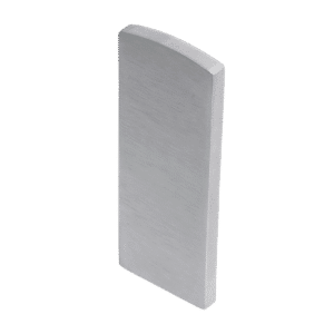 Ukončení k AL kotvícímu profilu, hliník, broušený