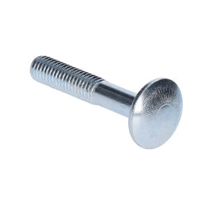 Vratový šroub M10x45, DIN 603, pevnost 4.8, pozink