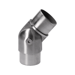 Spojka - nastavitelná s kloubem na trubku ø 42,4 mm, broušená nerez K320 / AISI316