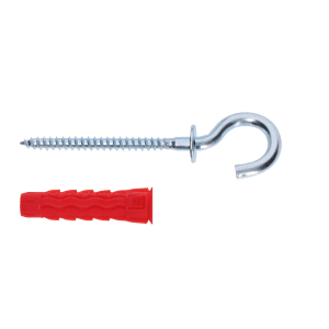 Hmoždinka uzlovacia 8x40 s vrutem s kruhovým hákem