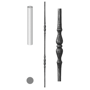 Kovaná výplň zábradlí H 1000 mm, 12 mm