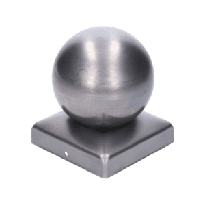 Stříška na sloupek-kulatá Základna 100 x 100 mm, koule 80 mm