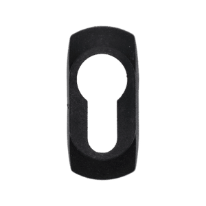 Štítek na vložku 51x24x8,5mm, černý plast PVC