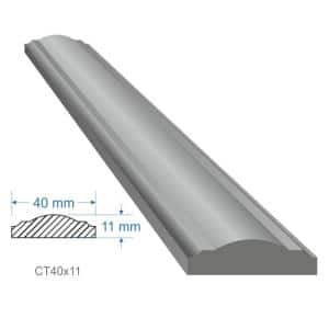 Madlo 40x11mm, dĺžka 6000 mm, cena za KUS