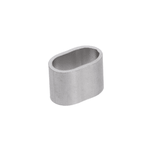 Nerezová lisovací spojka pro dvě 5.0mm lanka, Nerez /AISI 316