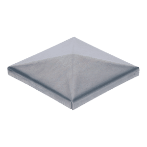 Stříška na sloupek  pozinkovaná 120x120x1,5 mm