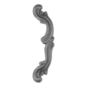 Madlo kuté  240x71mm, odsazení 52 mm, bez povrchové úpravy