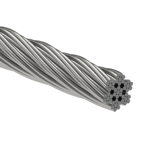 Oceľové lanko ø 3mm (7x7 dr.) /galvanicky pozinkované