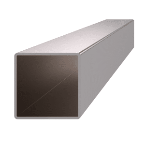 Profil uzavřený 40x40x2 mm, cena za 1 ks (3 m), broušená nerez K320 / AISI304