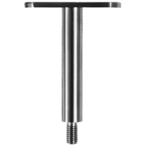 Držák madla pevný, plochý (78x64 mm) závit M8, broušená nerez K320 / AISI304