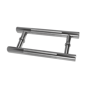 Nerezové madlo na dveře (296 mm / ø 25 mm), leštěná / broušená nerez K320 / AISI304