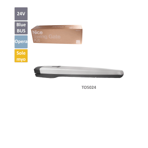Pohon pro jednokřídlou bránu do 5 m / křídlo, 24 V, BlueBUS, Opera, Solemyo