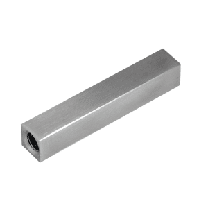 Čep (12x12 mm, L: 68 mm / vnitřní závit M6 - vnitřní závit M8x25 mm), broušená nerez K320 / AISI304