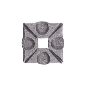 Patka 54 x 54 x 6 mm, otvor 12,5 x 12,5 mm