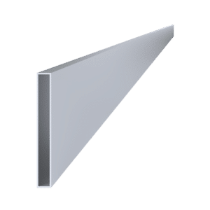 Al jekl 200 x 20 x 2 x 6000 mm, bez povrchové úpravy