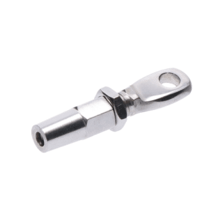 Úchyt pro nerezové lanko ø4 mm, nerez AISI304