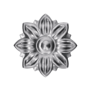DO VYPRODÁNÍ ZÁSOB - Květ plechový ø 75 mm,  tl. 1,5 mm
