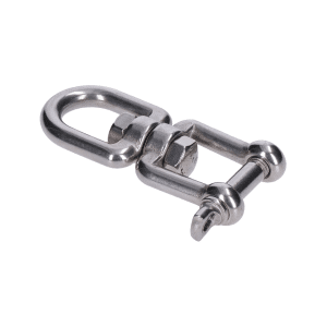 Třmen (obratlík) oko/vidlice, d = 8 mm, A4/AISI 316