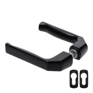 Klika, průměr osazení 19mm, černá barva, pár