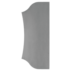 Štítek bez otvor¨ H 250 x L 104 mm, hr. 3 mm