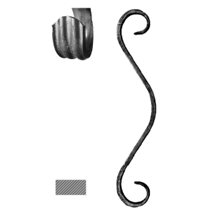 Prvek 14 x 6 mm, 250 x 50 mm