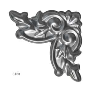 Ornament plechový H 146 x L 146 mm, hr. 1,5 mm