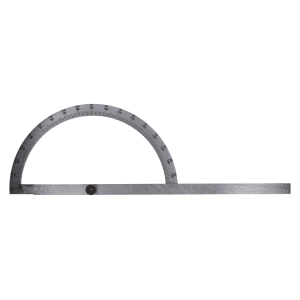 Uhlomer oblúkový KINEX, NEREZ, 0-180°, 250x400 mm