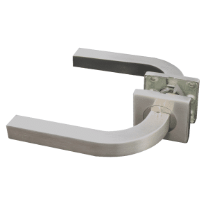 Klika nerezová (pár), balení: 2ks klika + příslušenství k montáži, broušená nerez K320 / AISI304